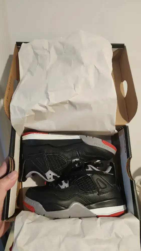 Air Jordan 4 Kids Bred 100% original