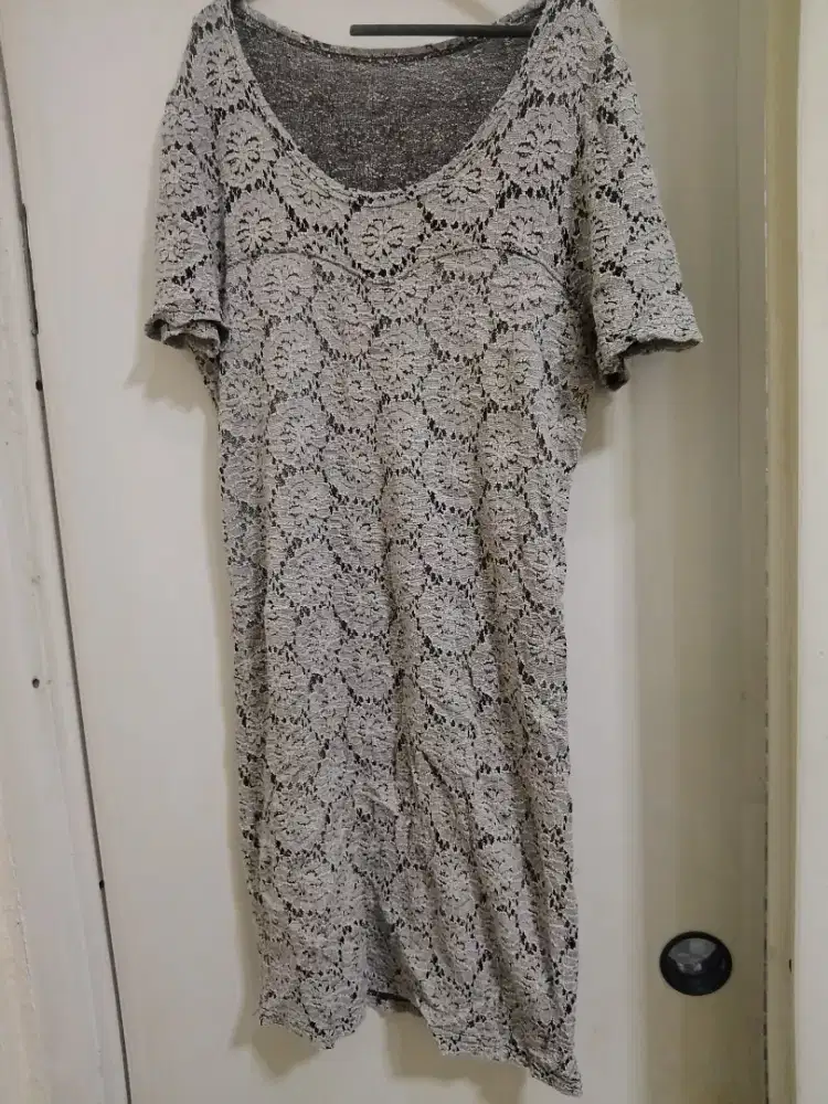 Dress wanita UK melar L-xl kondisi bagus