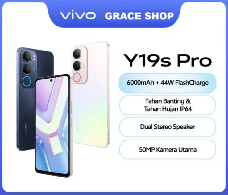 Vivo Y19s Pro [4+64 GB] [4+128 GB] [6+128 GB] - GARANSI RESMI