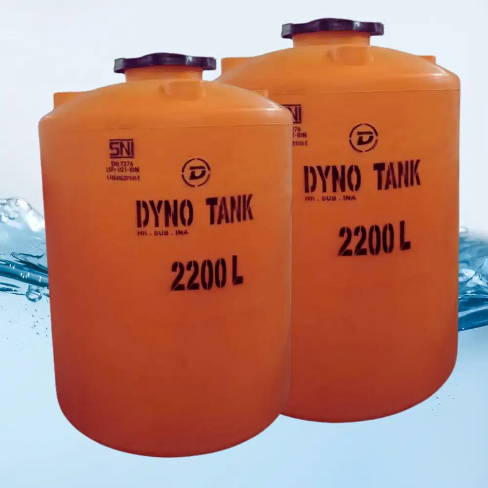 Tandon air 2200lt DYNO tank Tanpa atau dengan Lubang lubang