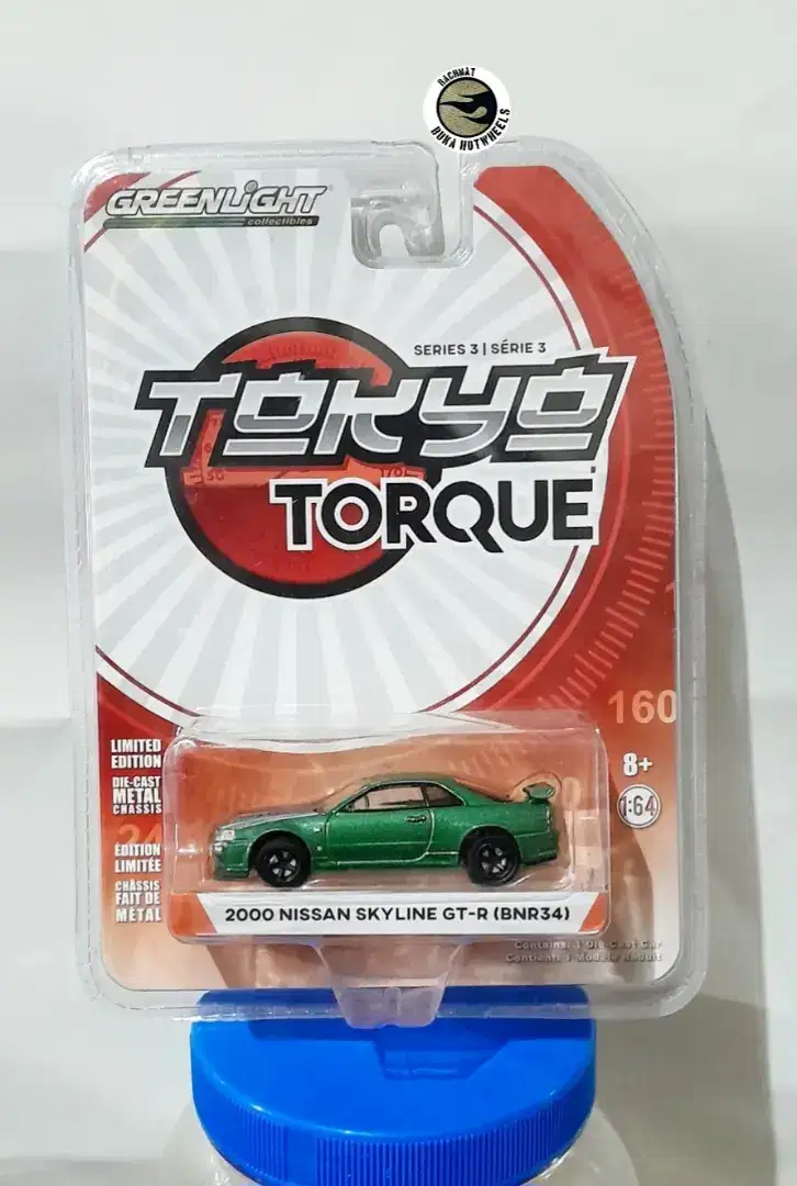 Greenlight 2000 Nissan Slyline GT-R BNR34 Diecast RBH