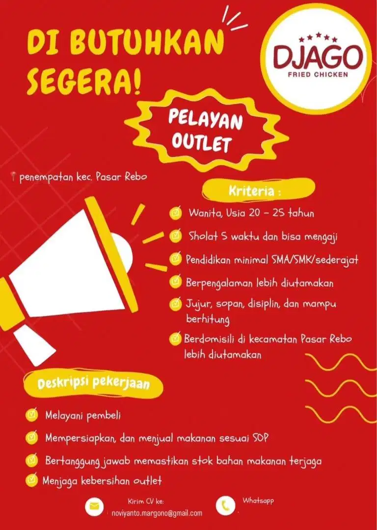 Crew Outlet (Pelayanan Outlet)