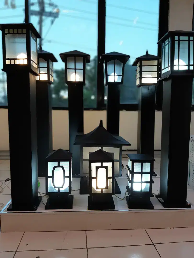Lampu Taman Model Minimalis