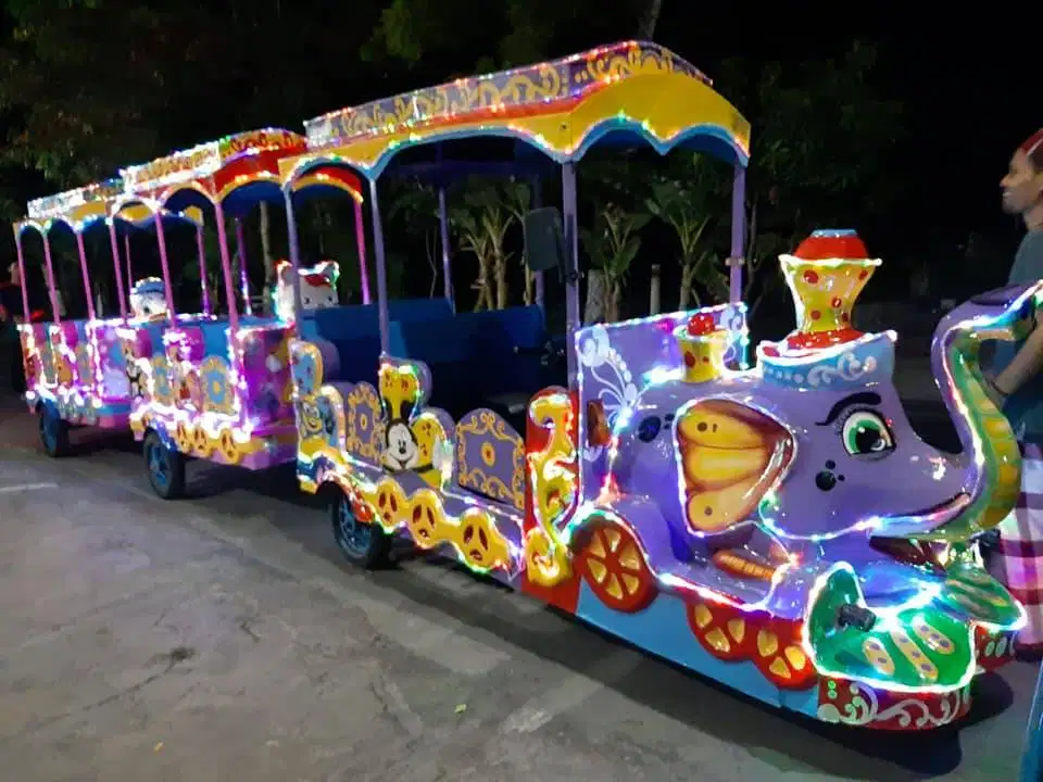 odong kereta motor loko thomas gajah mesin supra