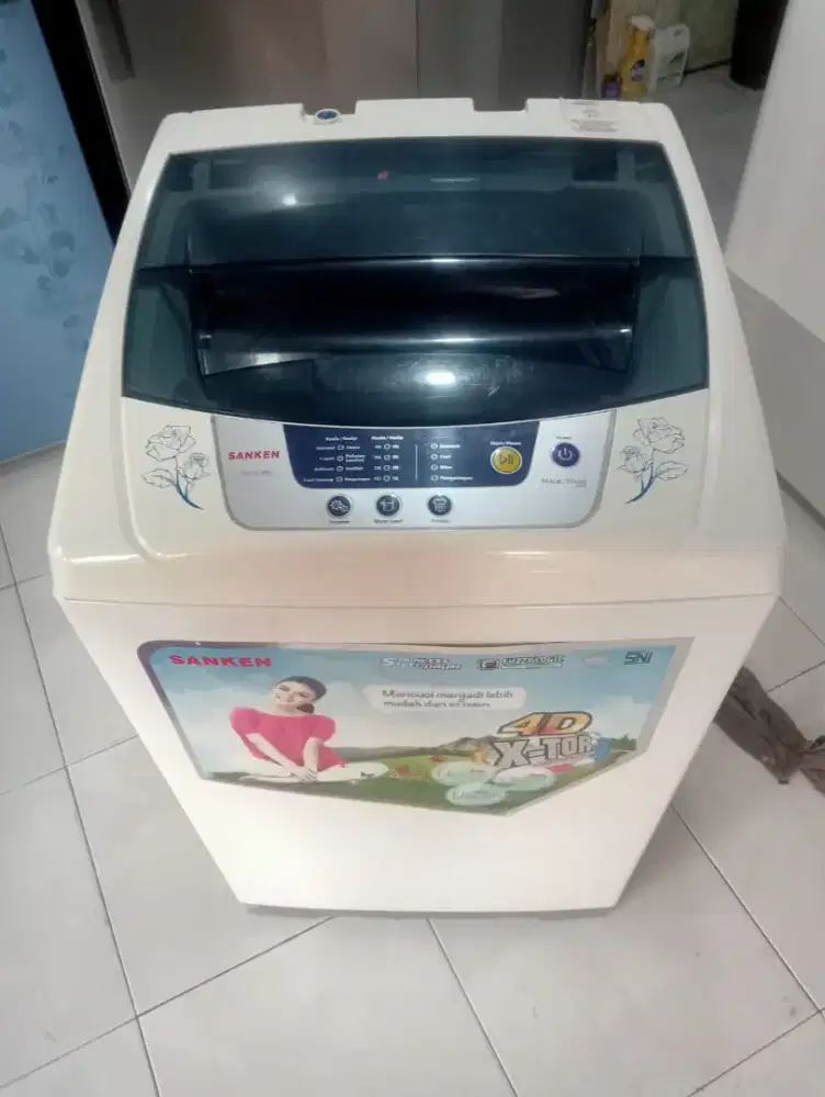 Mesin cuci Sanken top loading 8,5kg