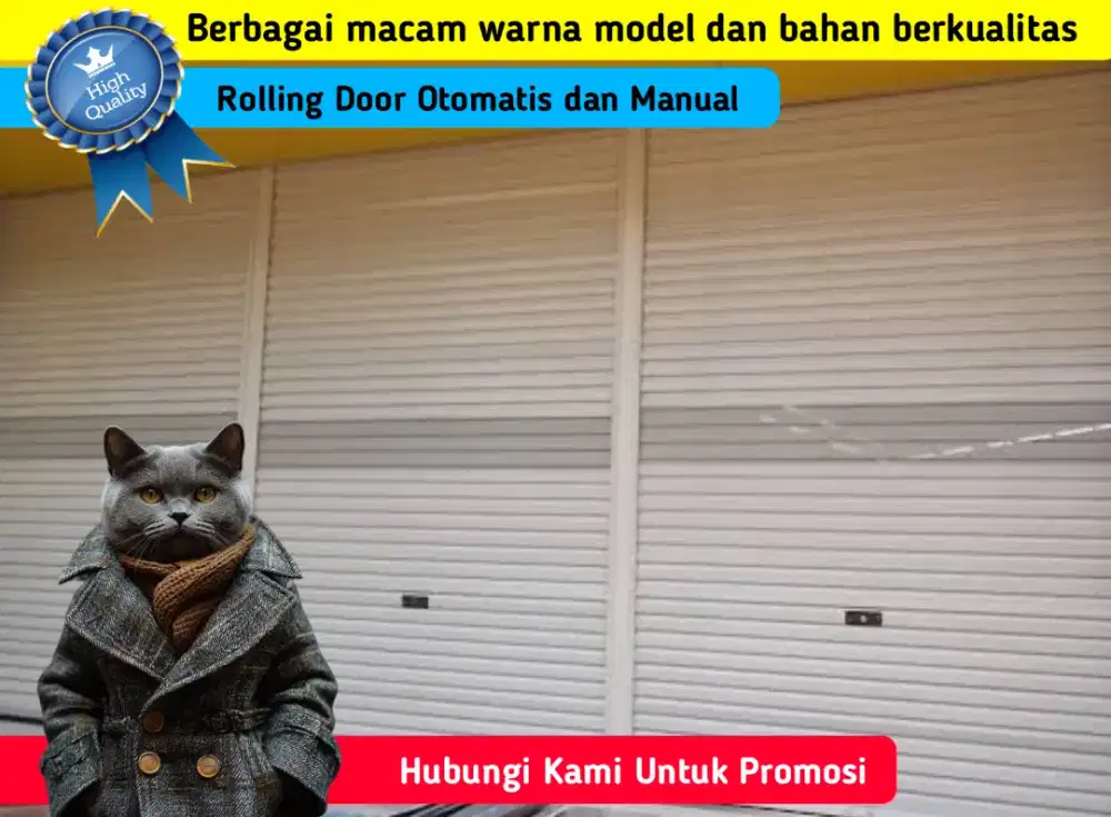 Rolling Door Ruko Bengkel Gudang Logistic Model Terbaru Harga Promosi