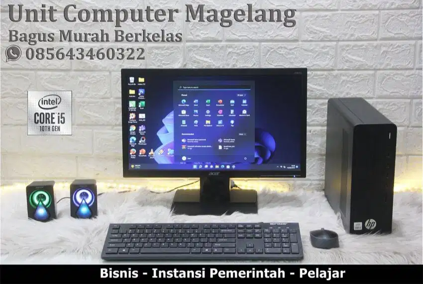 PC Built UP - HP PC SLIM I5 10400 II NVME 128 II 1 TB II 8 GB II ACER