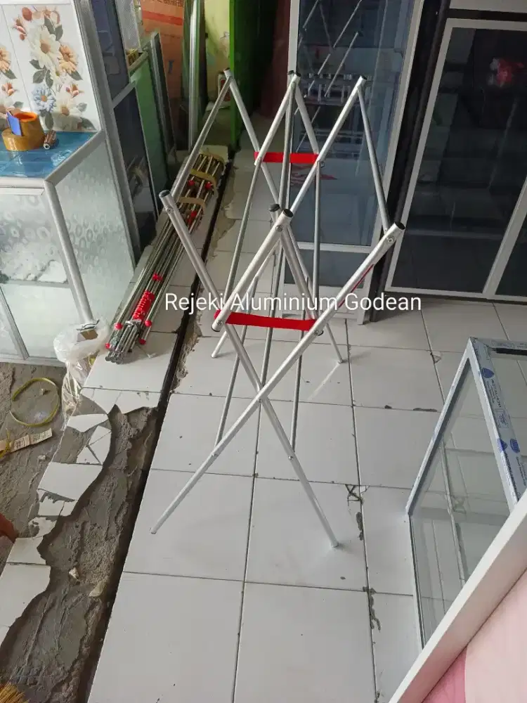 Jemuran lipat palang 8