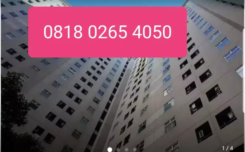 Bisa sewa transit / jam & harian Apartemen Kalibata City 2BR Jakarta
