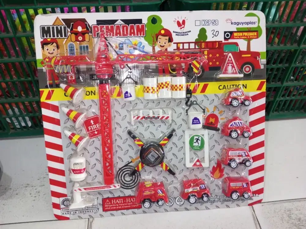 Mainan Anak Mini pemadam set