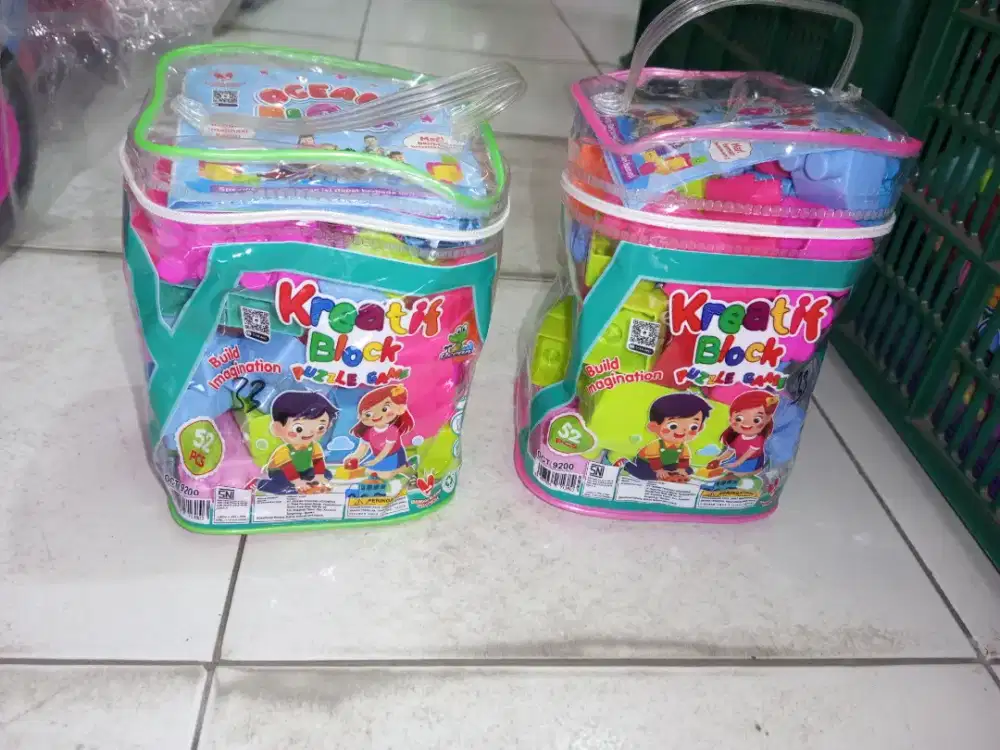 Mainan Anak Blok isi 52pcs