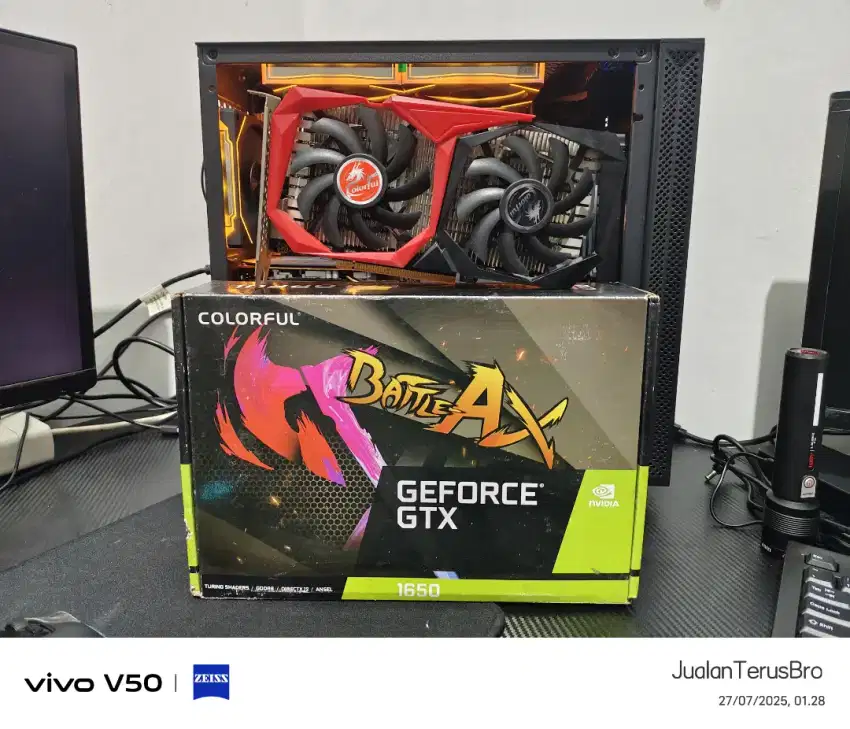 VGA COLORFUL GTX 1650 4GB GDDR6 DUAL FAN