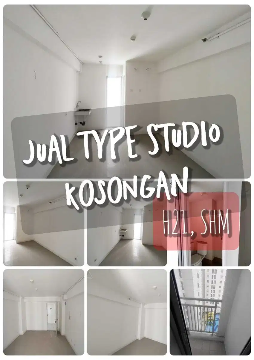 Jual studio SHM apartment Bassura City tower Heliconia