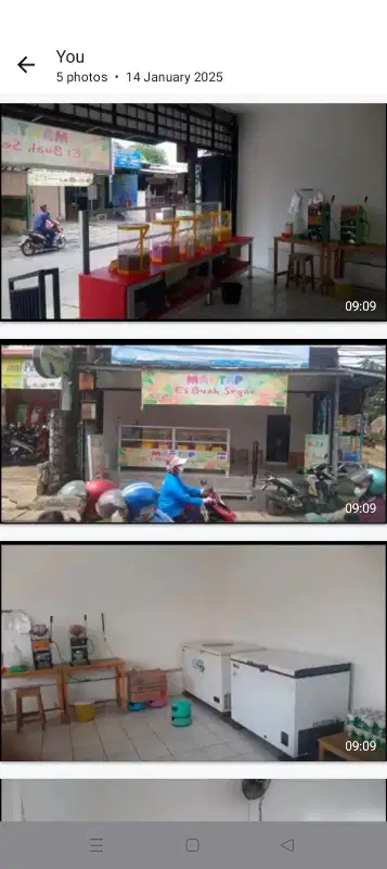 Jual Ruko  kios di jl pitara Cipayung depok