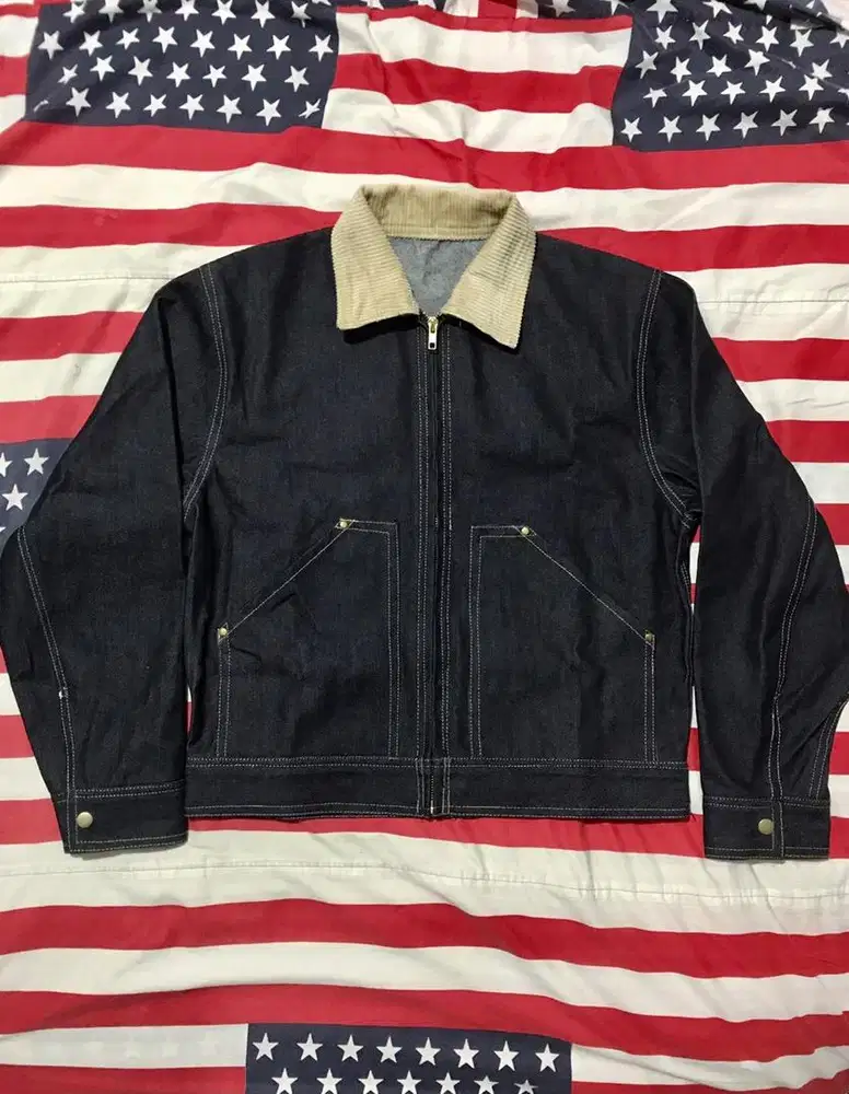 Boxy Detroit Work Jacket Denim Type 1
