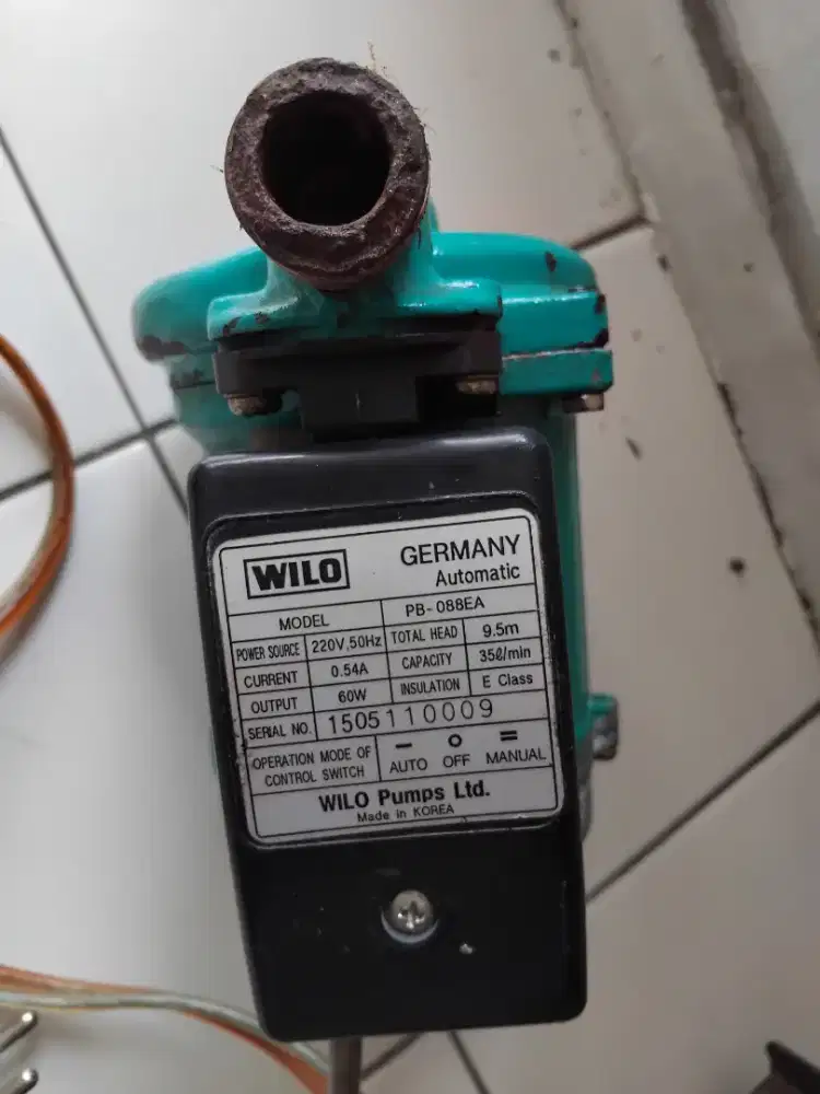 Pompa pendorong WILO PB-088EA.