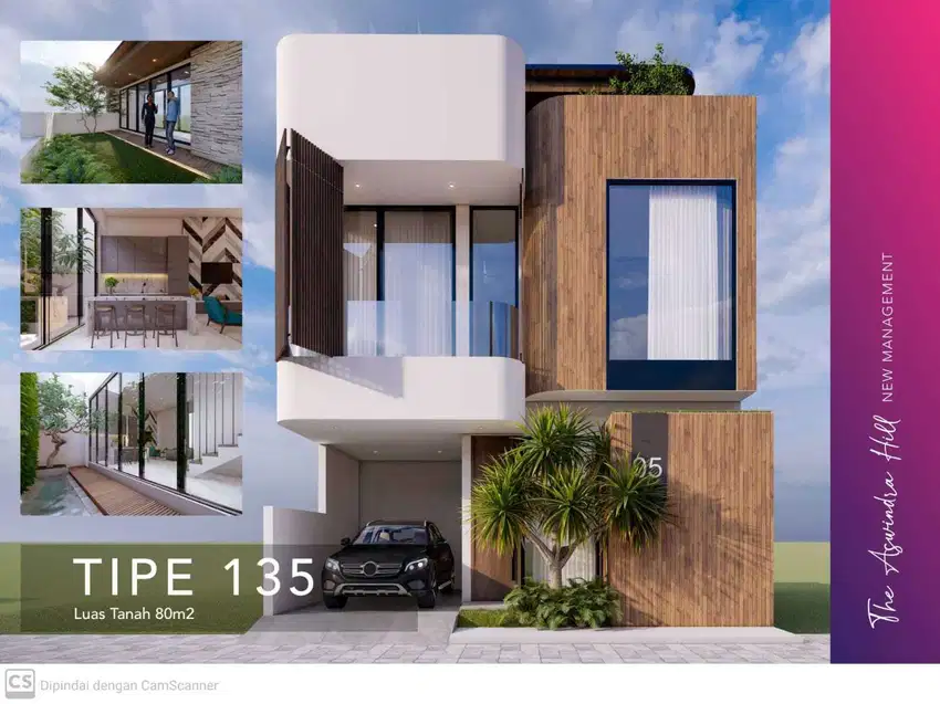 Modern vila panderman hill 2 private pool 1 Milyar AN