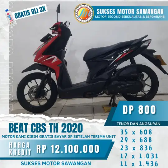 ADA GARANSI SERVICE DAN OLI GUYSS HONDA BEAT CBS TH 2020