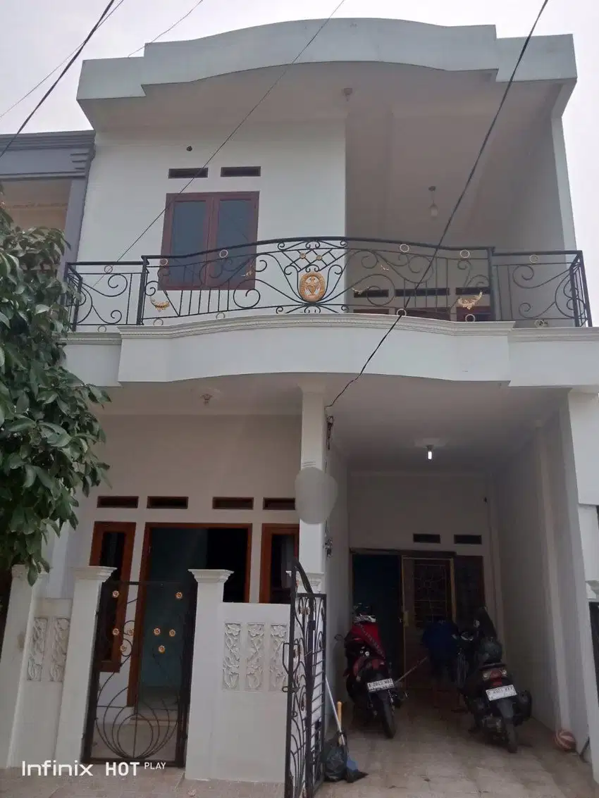 RUMAH CANTIK 2 LT DEKAT STASIUN DI PESONA ANGGREK HARAPAN JAYA BEKASI