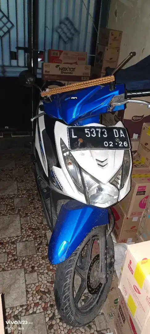 NEGO Motor Beat 2016 Putih Biru Surat Lengkap
