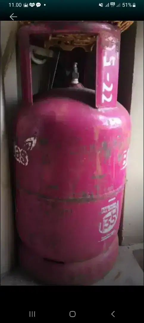 Tabung gas 12kg ( ada 2pcs )