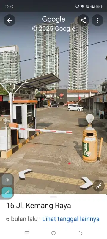 jual tanah 3145m2 di jl Kemang Raya sebrang adorama