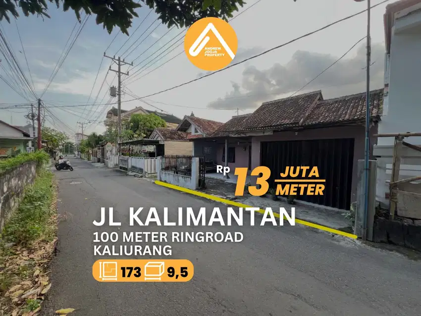Jual Tanah Dekat UGM 100 Meter ke Ringroad Kentungan Bonus Bangunan