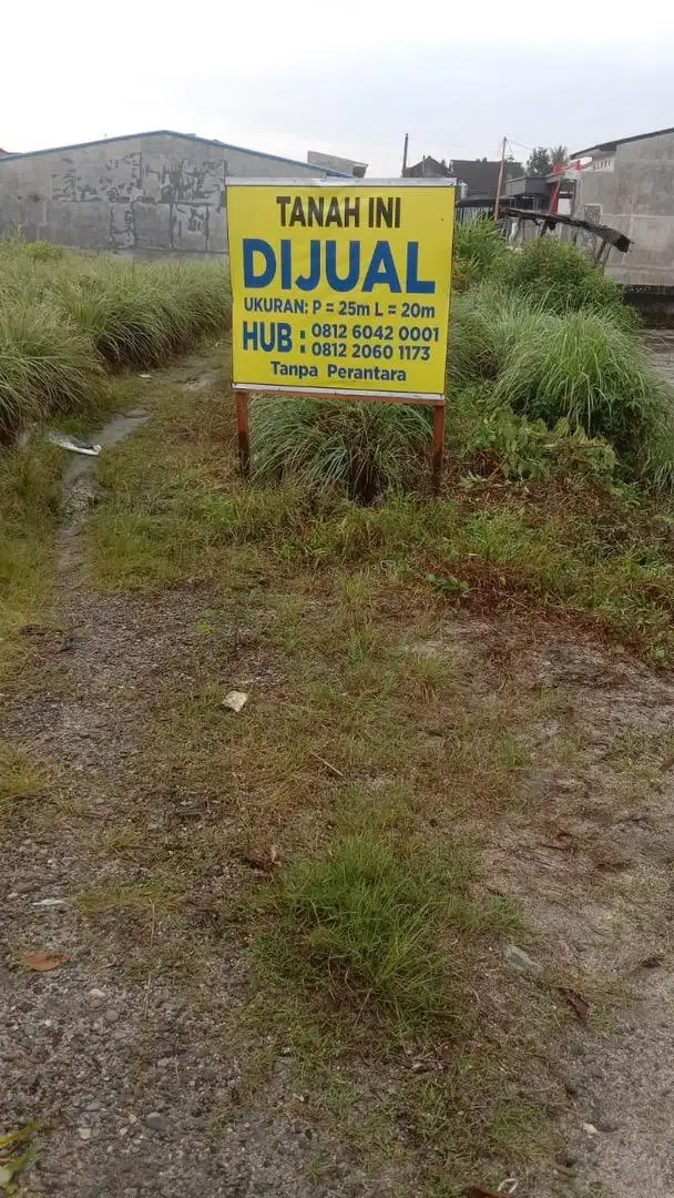 Dijual tanah di pasar enam ujung