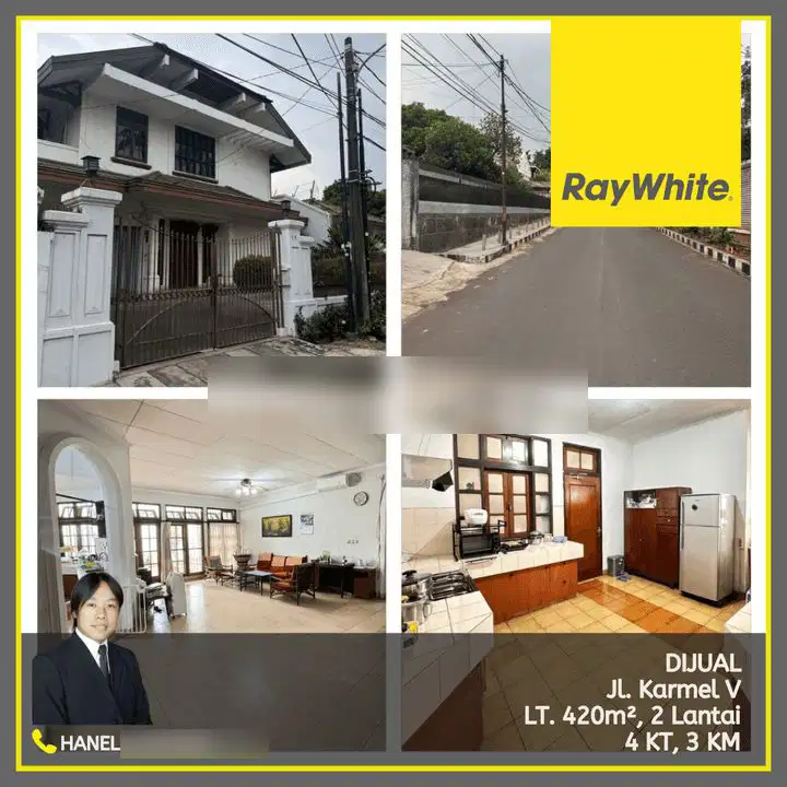 Rumah Jl. Karmel , Kebon Jeruk, Jakarta Barat