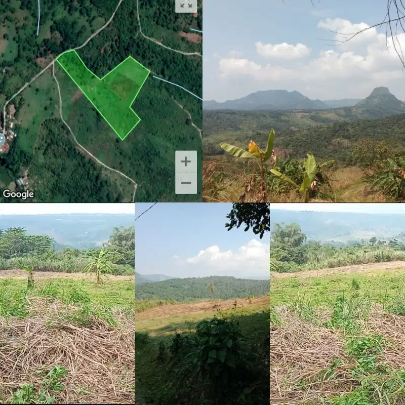 Dijual Tanah Kebon Luas 2,3 ha di Sukadamai Jonggol Bogor