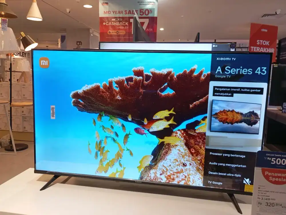 Xiomi L43MA-AFID LED GOOGLE TV 2K 44 INCH