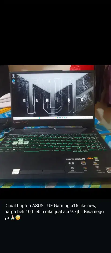 Laptop asus tuf gaming a15