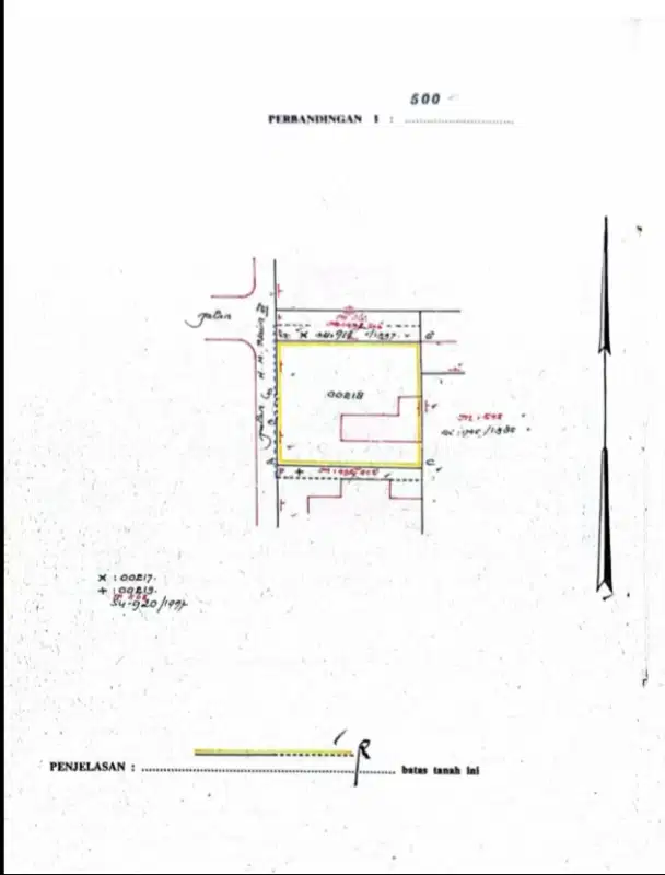 Jual Tanah 466 M2 di Cipete Utara jl KH Naim Kebayoran Baru