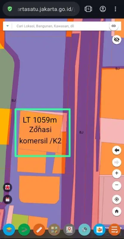 jual Tanah gedung 1059 m2 Cipete selatan cilandak