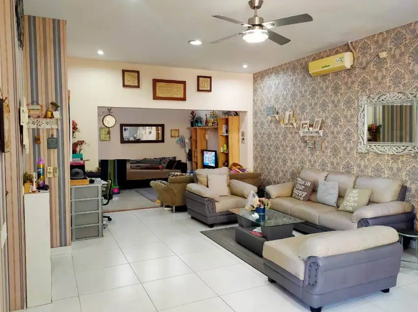 Rumah 2lt 8x15 120m type 3KT Cluster Alamanda JGC Jakarta Garden City