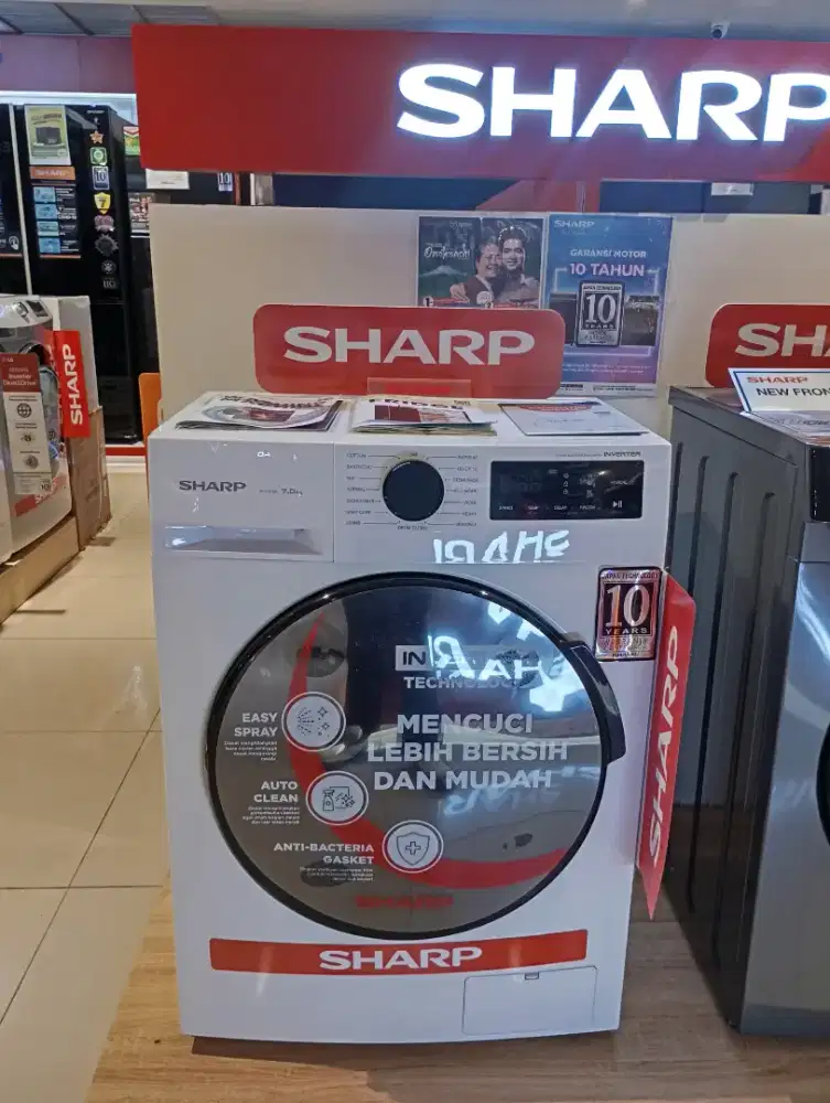 SHARP WASH MACH ES-FL1270MWX 7KG