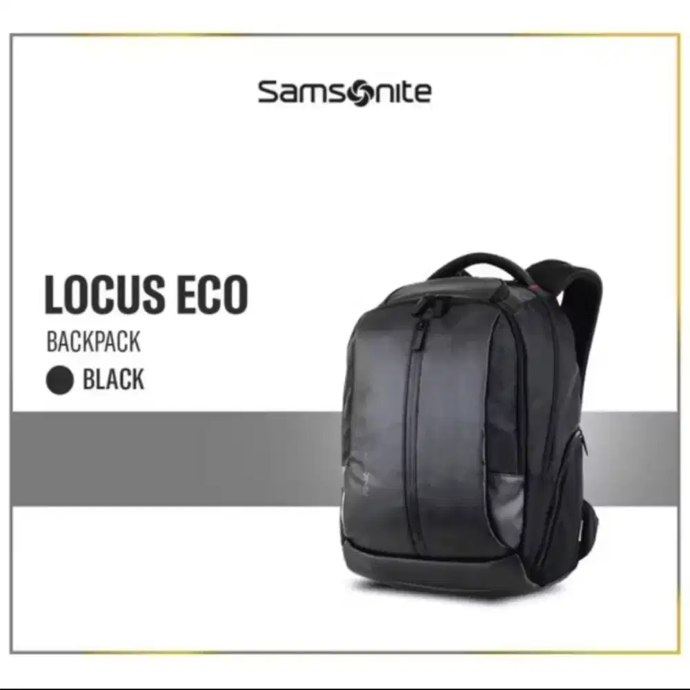 SAMSONITE LOCUS ECO LP Backpack VII Super Light Brand New Laptop Bag