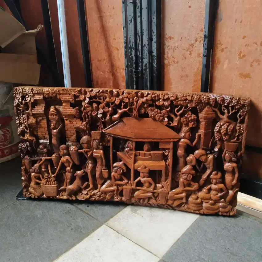 Dekorasi Rumah Ukiran Kayu Menarik