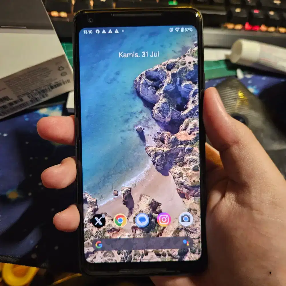 Google Pixel 2 XL Fullset Mulus - & Lengkap Banget!
