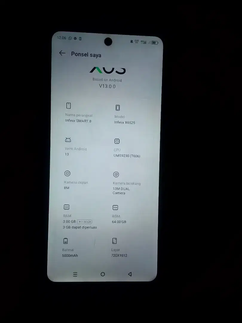 Infinix smart 8 3+3/64