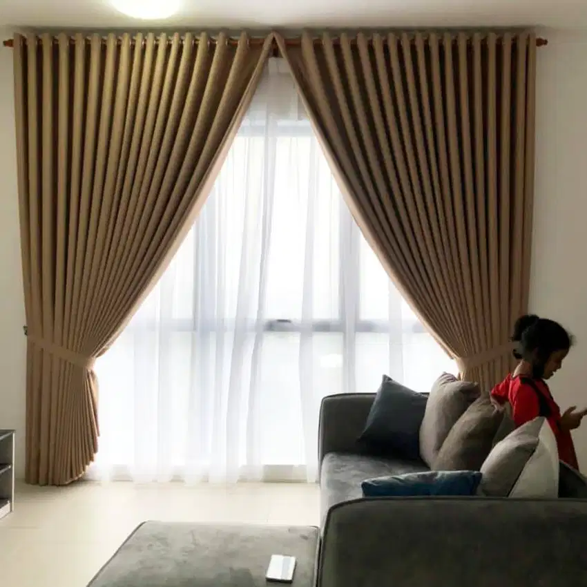 Supplier Tirai Gorden Jendela Gordyn Mewah Hordeng Terbaru Murah