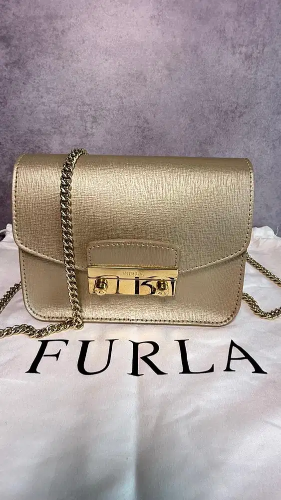 Tas Furla Mini Julia  Gold