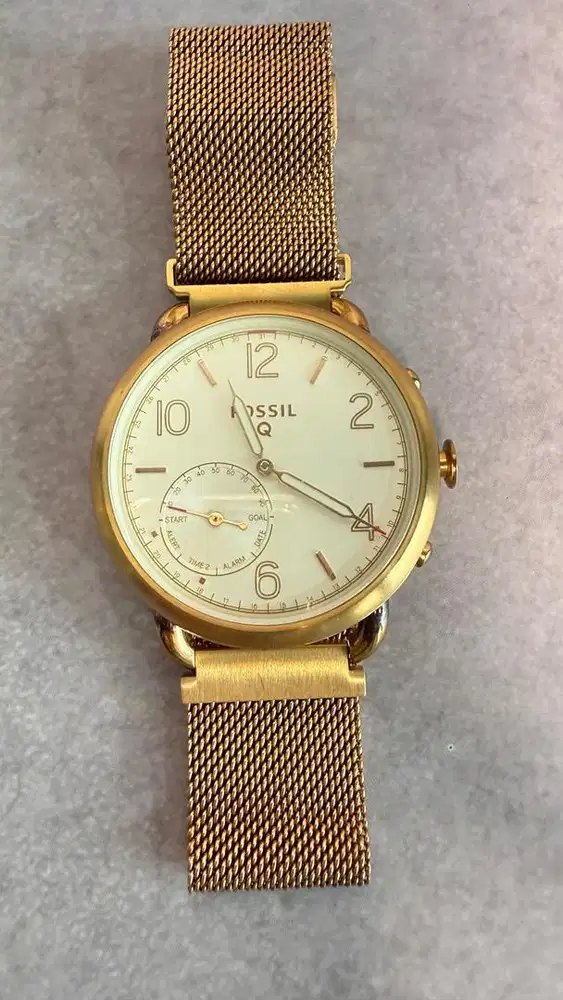 Jam tangan Fossil Q Hybrid Rose Gold