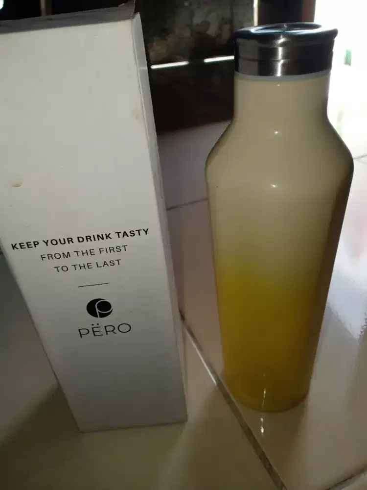 Tumbler merk PERO, stainless steel, BPA free