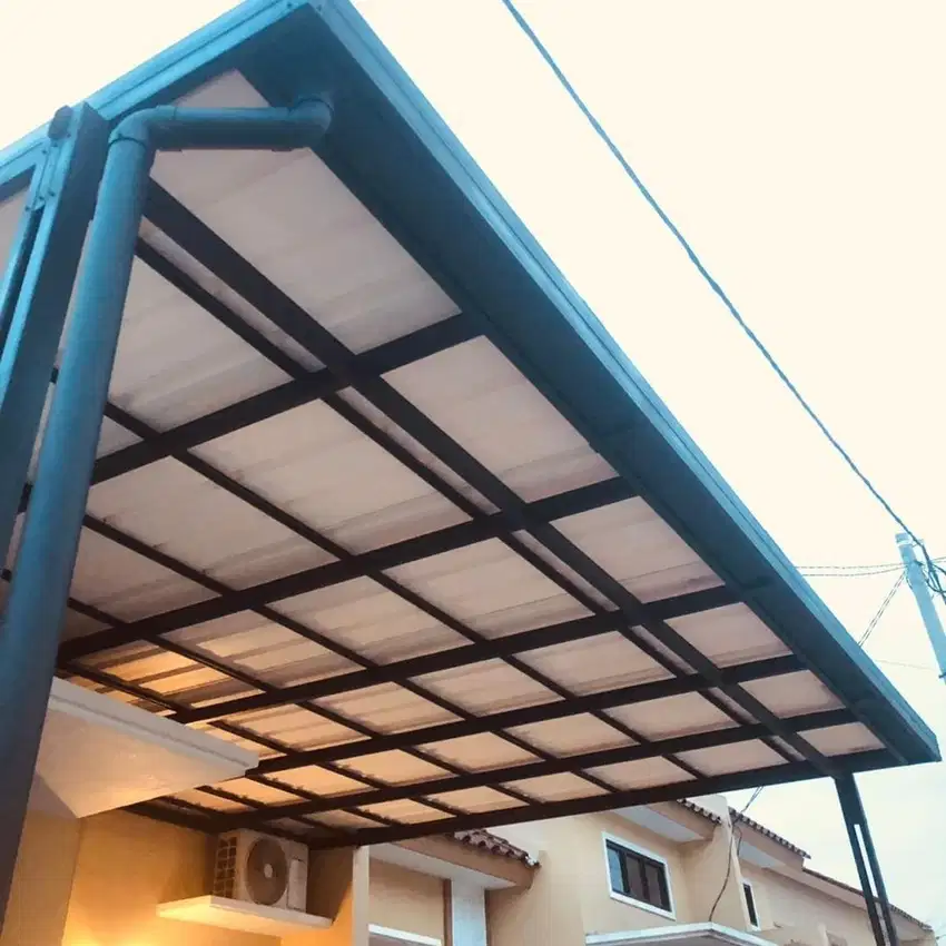 Pemasangan kanopi baja ringan SNI