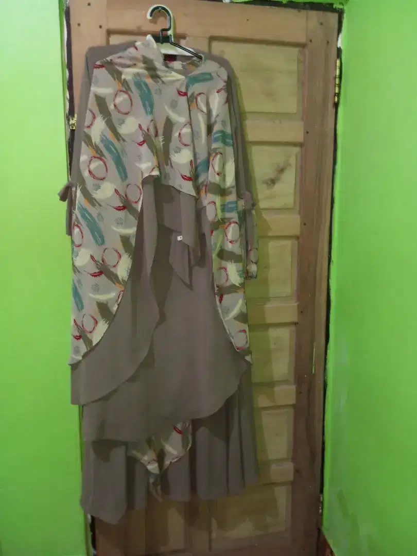 Preloved gamis 2 layer