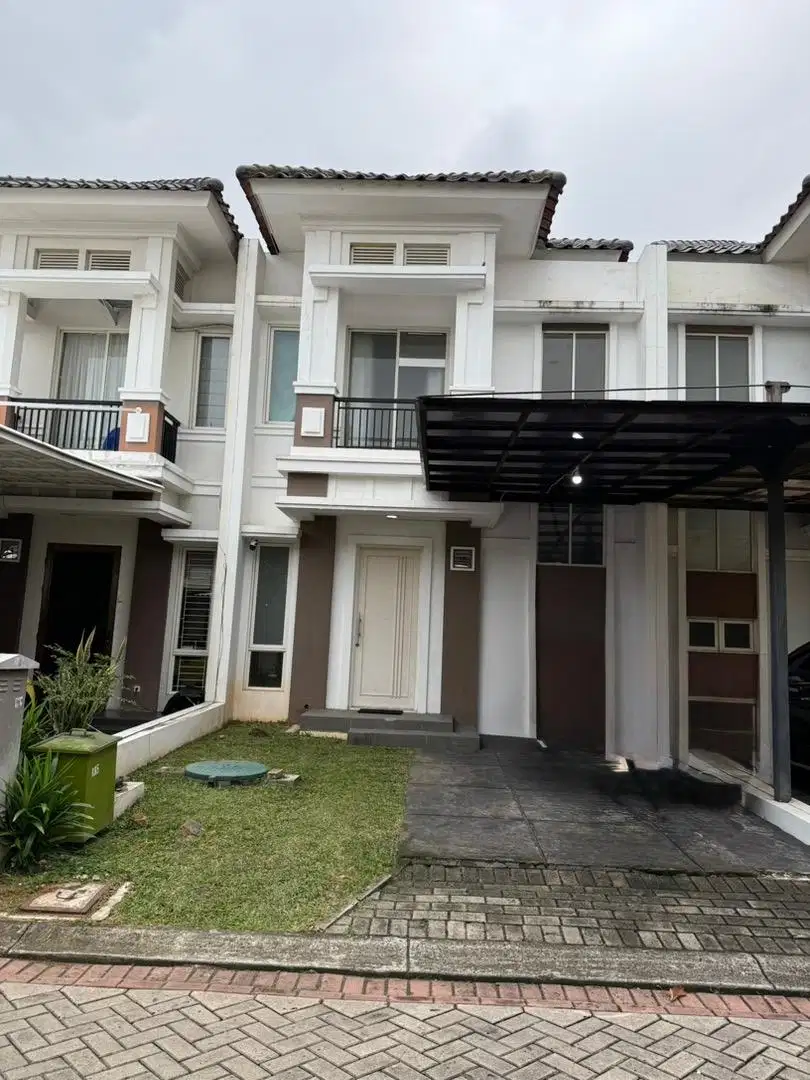 Disewakan rumah rapih siap huni semi furnish di Residence One-Bsd City