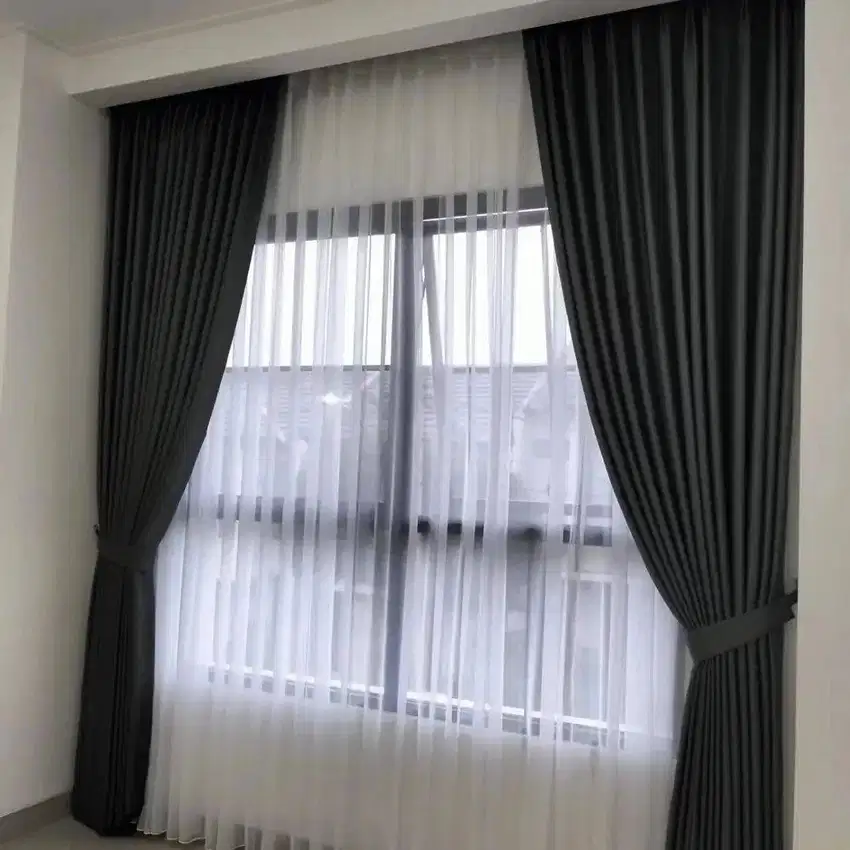 Jual & Pasang Gorden Vitrase Wallpaper Roller Blinds Korden Gordeng