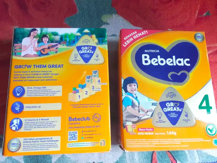 Susu Bebelac no 4 Rasa Madu