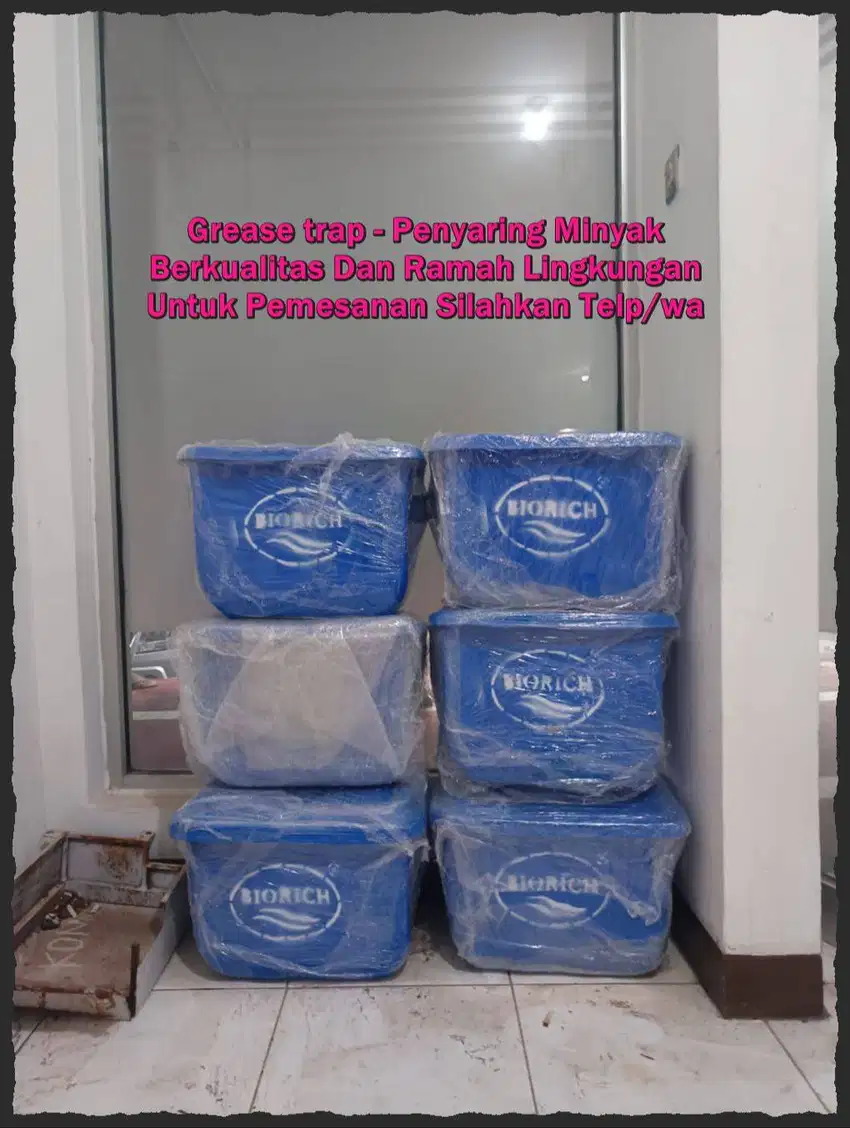 grestrep - gres trep - grease trep frp - penyaring minyak